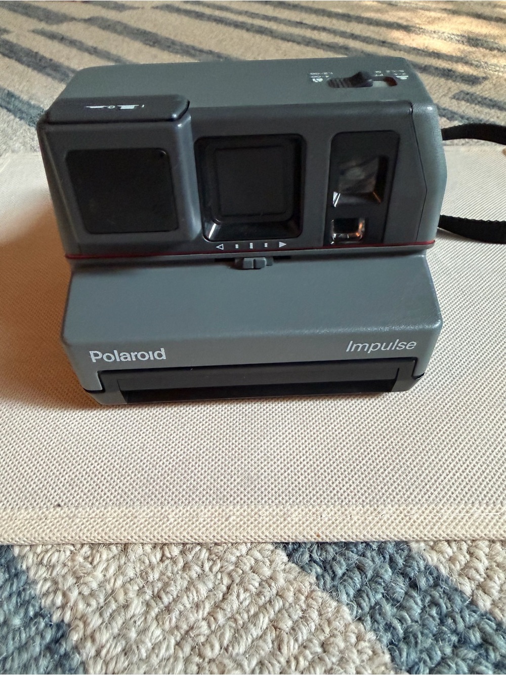 Polaroid Impulse Instant Camera - Gray with Red Trim